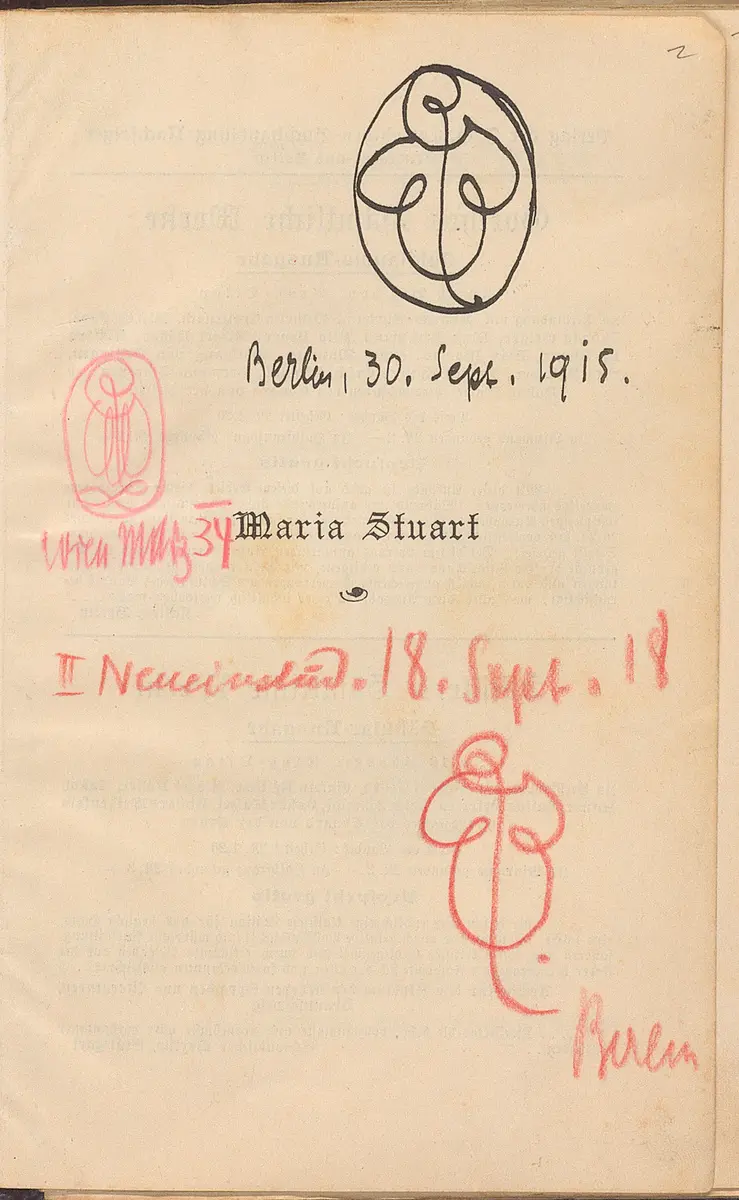 Maria Stuart. Trauerspiel in fünf Aufzügen