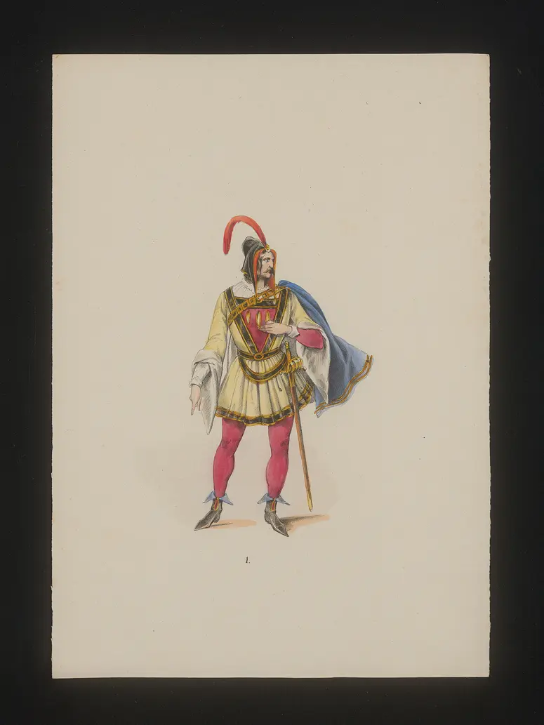 Sampiero, Titel der Serie: Neue Costume-Sammlung verschiedener Zeiten und Nationen