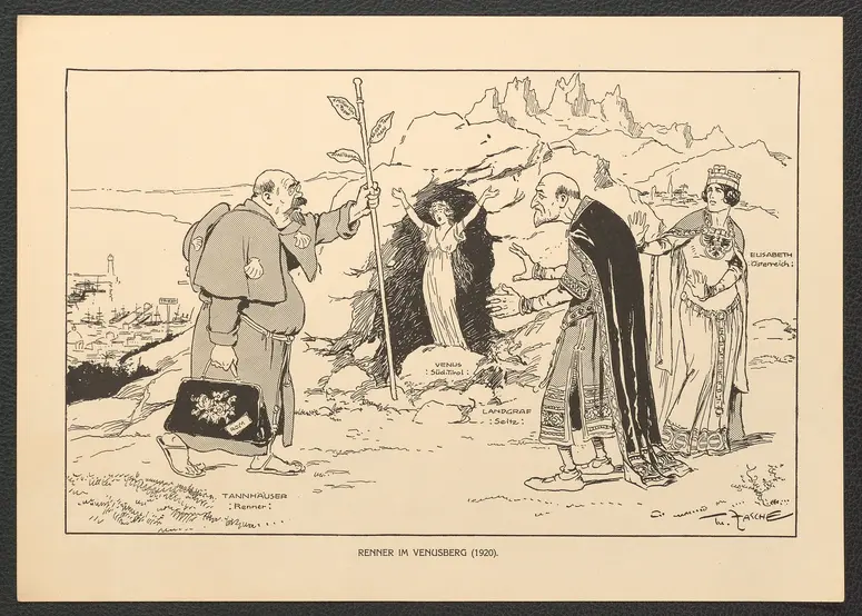 Renner im Venusberg. (1920), Titel der Serie: Theo Zasche's Lachendes Wien