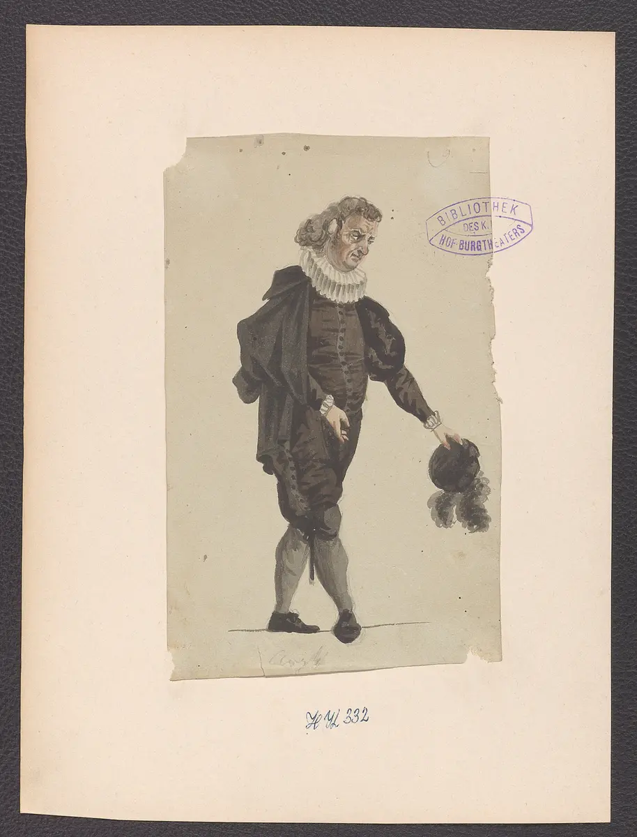 Don Carlos, Infant von Spanien, Originaltitel: Don Karlos, Infant von Spanien, Titel der Serie: Figurinen des k.k. Hof-Burgtheaters