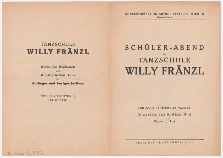 Schüler-Abend der Tanzschule Willy Fränzl