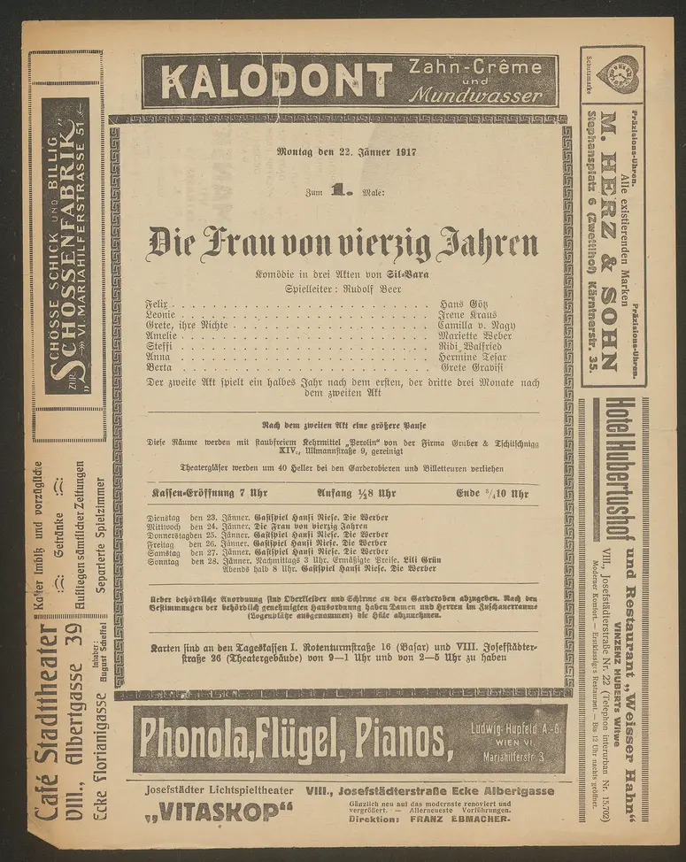 Die Frau von vierzig Jahren
