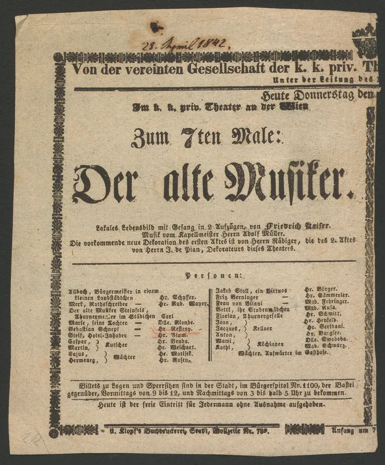 Der alte Musiker