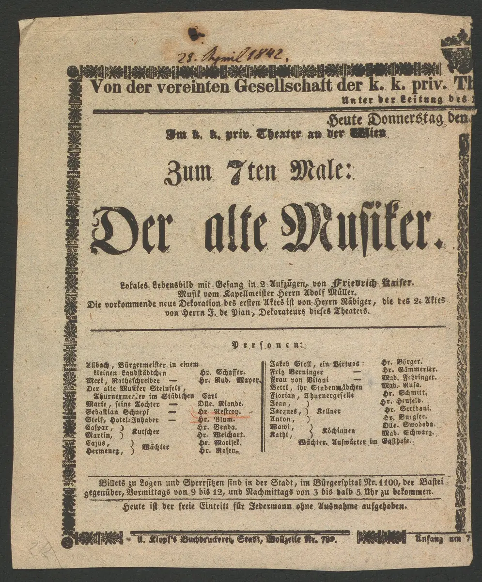 Der alte Musiker