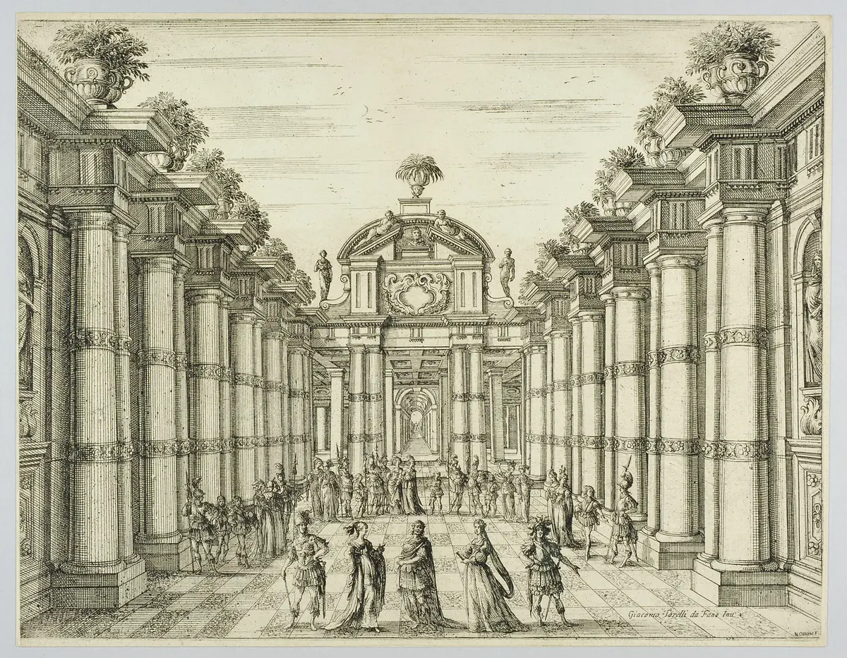 La finta pazza, Titel in Vorlageform: Feste Theatrali per la finta Pazza Drama del sig.r Giulio Strozzi [...]