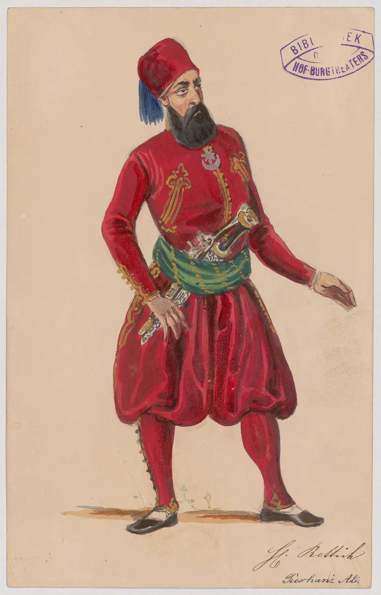 Czerny Georg, Titel der Serie: Figurinen des k.k. Hof-Burgtheaters