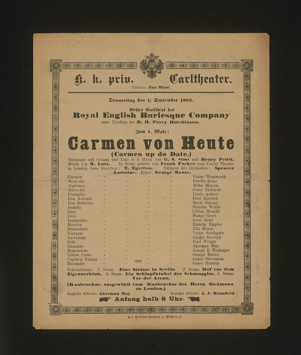 Die Carmen von Heute (Carmen up to Date)