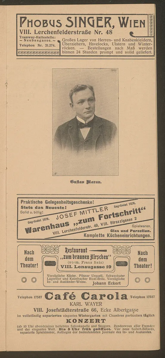 Immer modern, Nouveau Jeu, Das Mädchen von Rouen (Im Lustspieltheater), Schöne Seelen (Im Lustspieltheater)