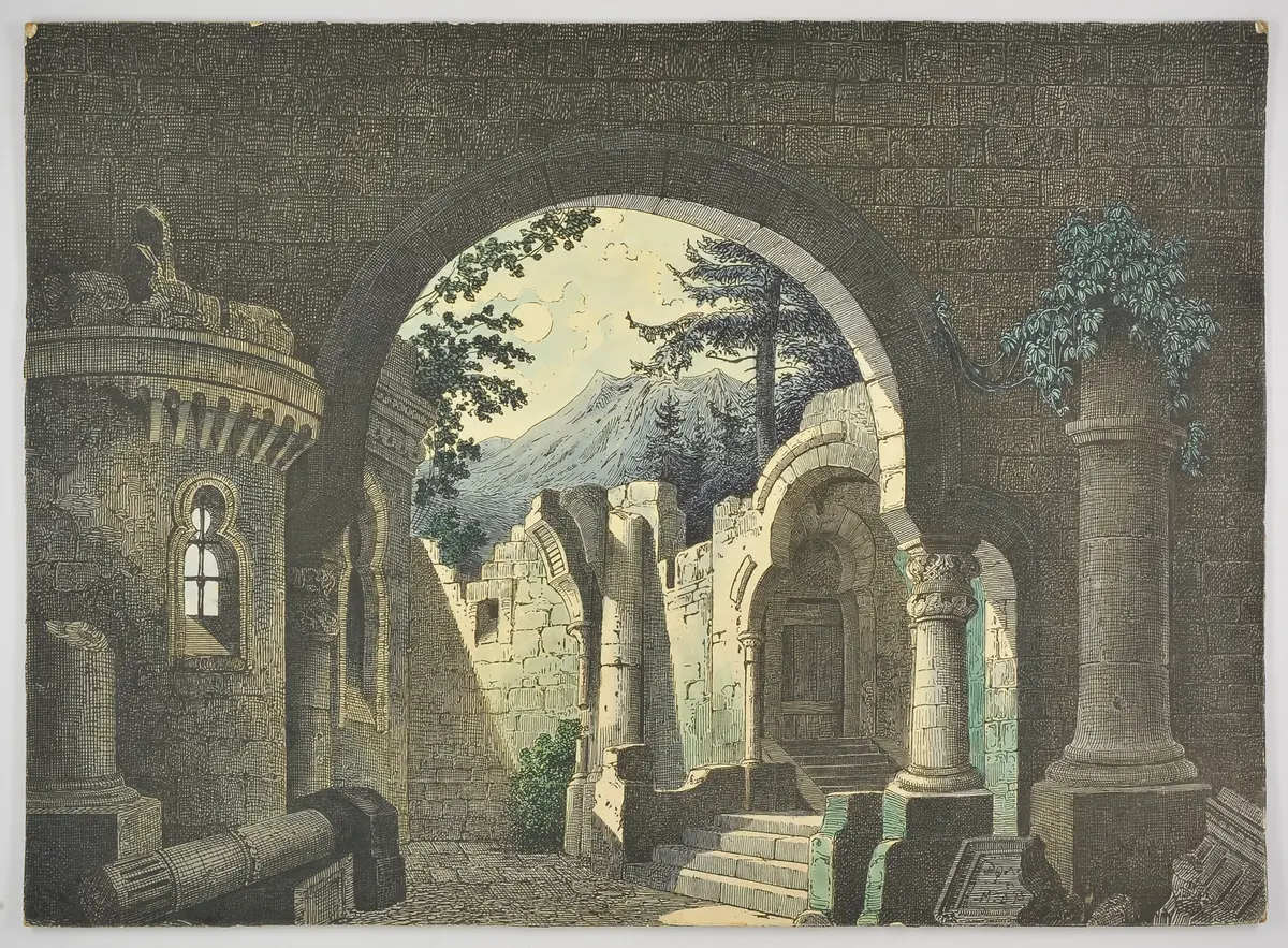 Inneres eines Maurenschlosses