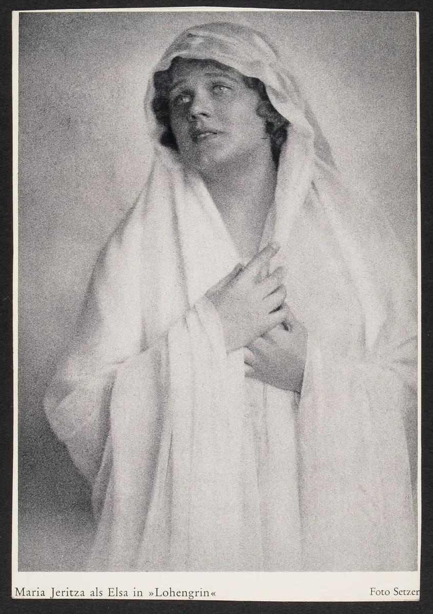 Maria Jeritza, Verweis auf Stücktitel: Lohengrin
