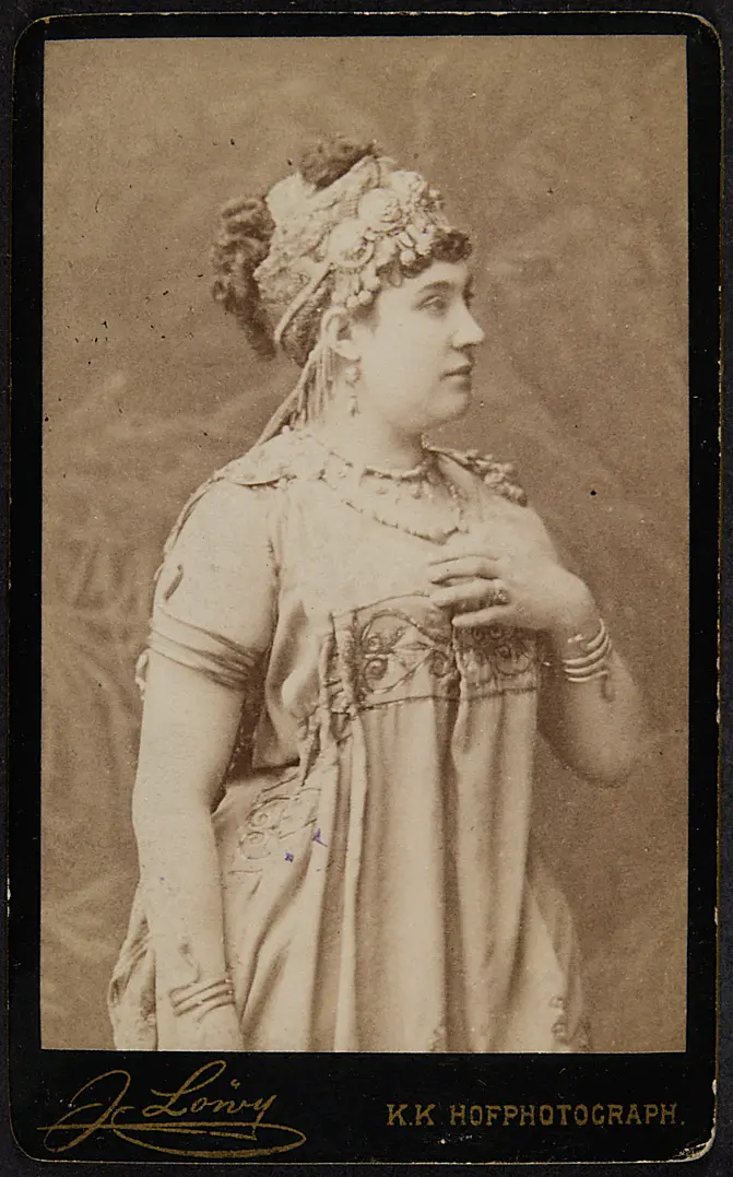 Amalie Materna, Verweis auf Stücktitel: Judith