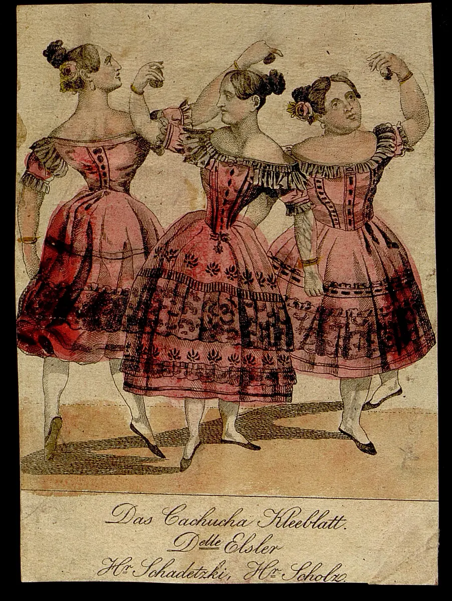 Das Cachucha Kleeblatt, Name der Zeitschrift: Komische Briefe des Hans-Jörgel von Gumpoldskirchen [...]