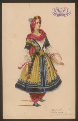 Czerny Georg, Titel der Serie: Figurinen des k.k. Hof-Burgtheaters