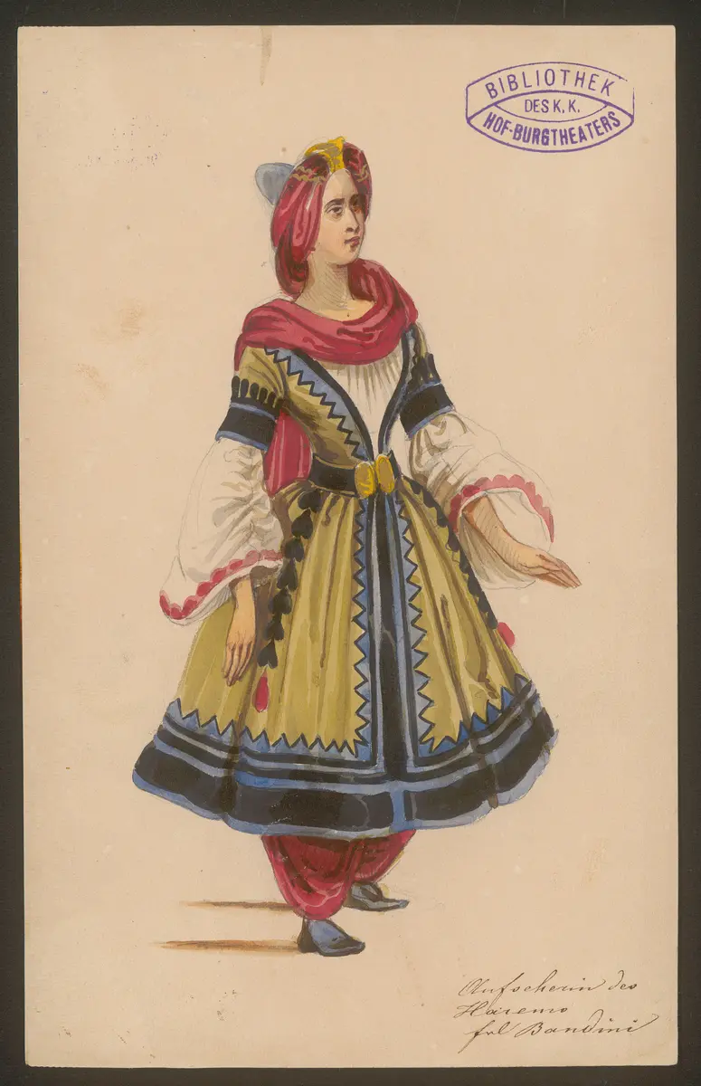 Czerny Georg, Titel der Serie: Figurinen des k.k. Hof-Burgtheaters