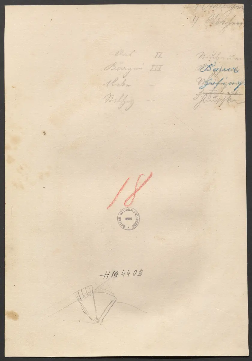 Der Freischütz, Titel der Serie: Figurinen des k.k. Hofoperntheaters