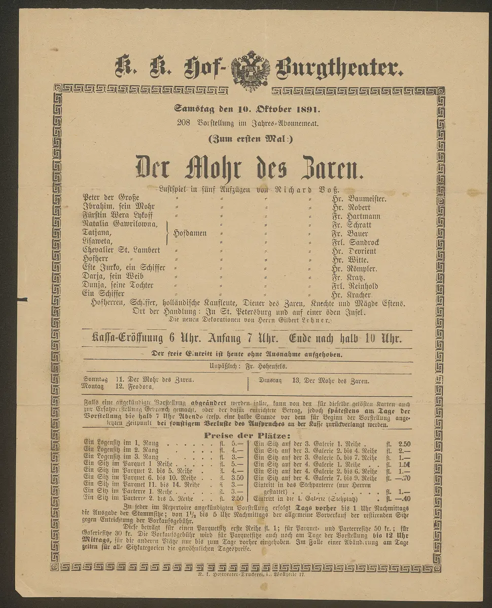 Der Mohr des Zaren
