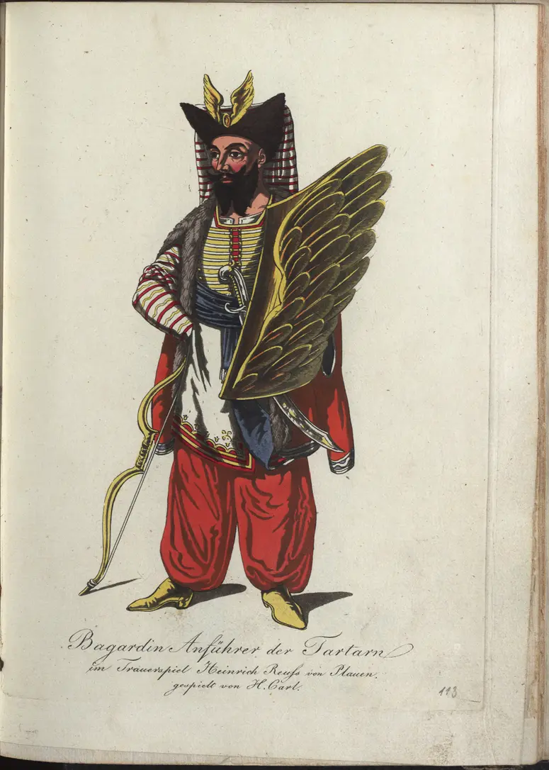 Heinrich Reuß von Plauen, Alternativtitel: Heinrich Reuss von Plauen, Titel der Serie: Auswahl schöner Costumes für Theater- und Ball-Anzüge