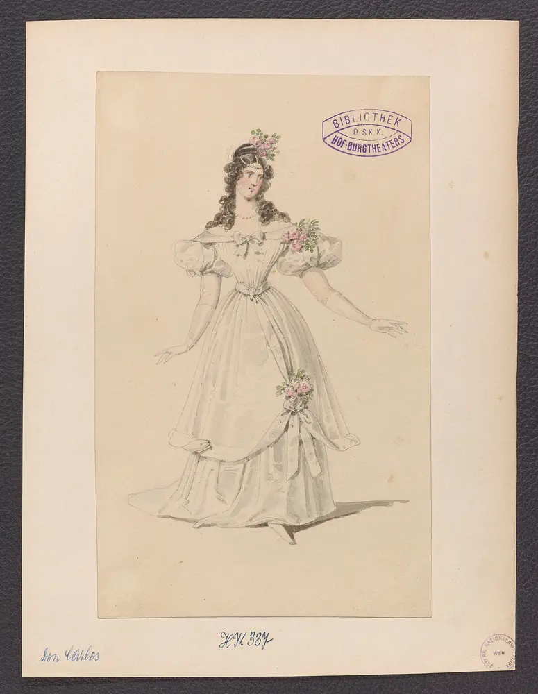 Don Carlos, Infant von Spanien, Originaltitel: Don Karlos, Infant von Spanien, Titel der Serie: Figurinen des k.k. Hof-Burgtheaters