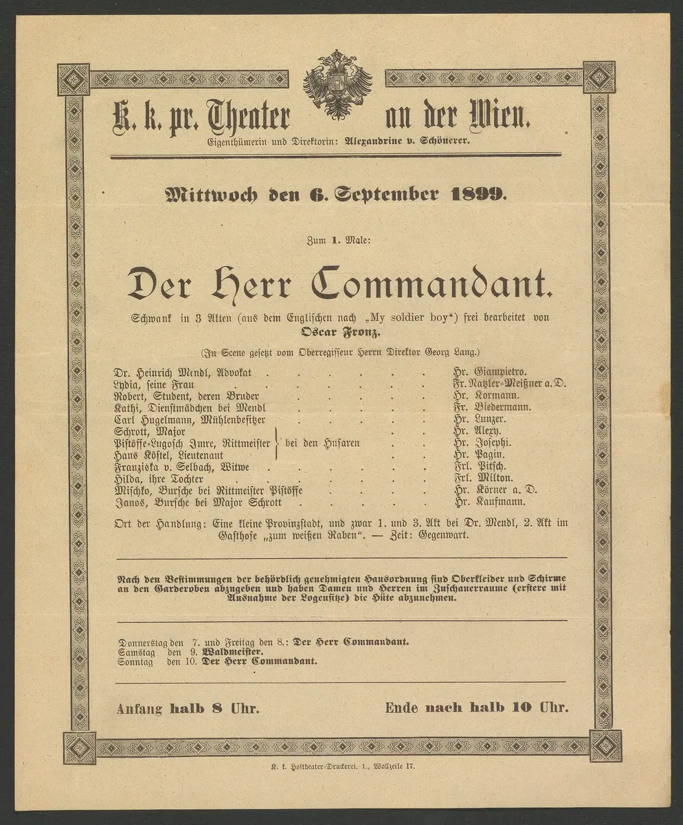 Der Herr Commandant
