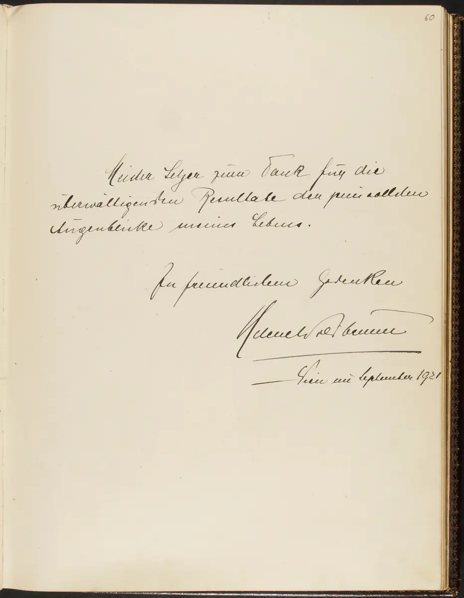 Gästebuch. Atelier Franz-Xaver Setzer, Wien