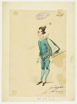 Turandot, Prinzessin von China, Suchtitel: Turandot, Titel der Serie: Figurinen des k.k. Hof-Burgtheaters