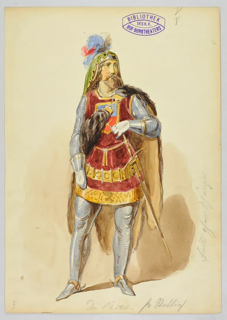 Die Jungfrau von Orleans, Titel der Serie: Figurinen des k.k. Hof-Burgtheaters