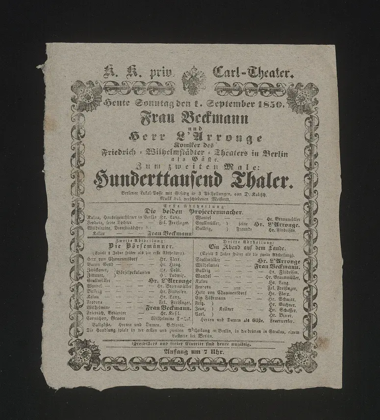 Hunderttausend Thaler