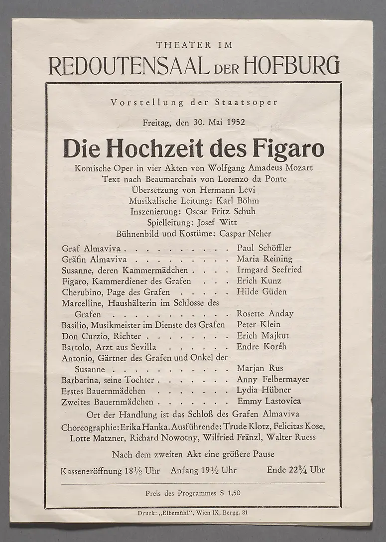 Die Hochzeit des Figaro