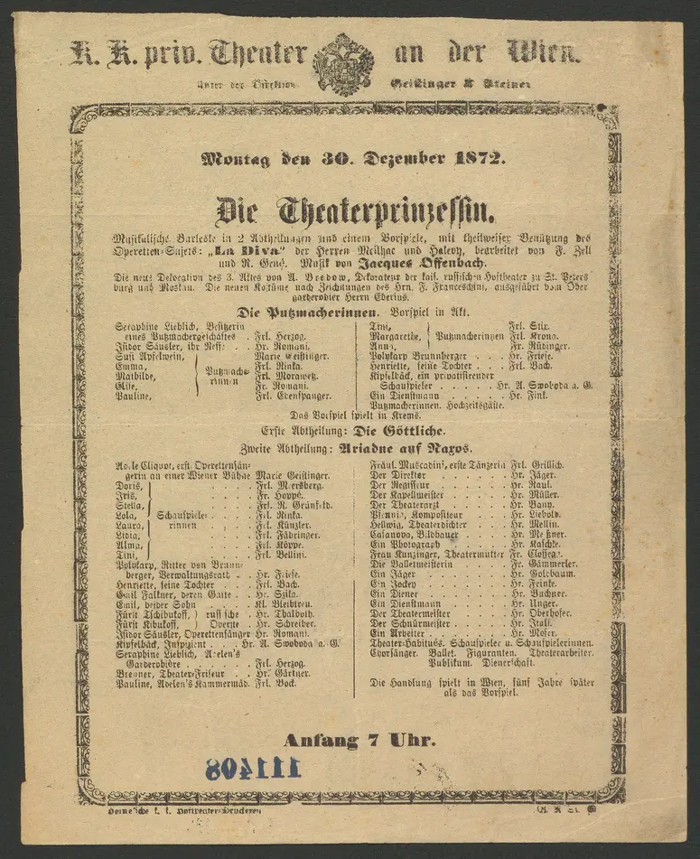 Die Theaterprinzessin