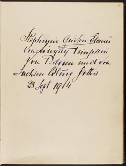 Gästebuch. Atelier Franz-Xaver Setzer, Wien