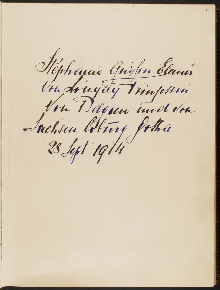 Gästebuch. Atelier Franz-Xaver Setzer, Wien