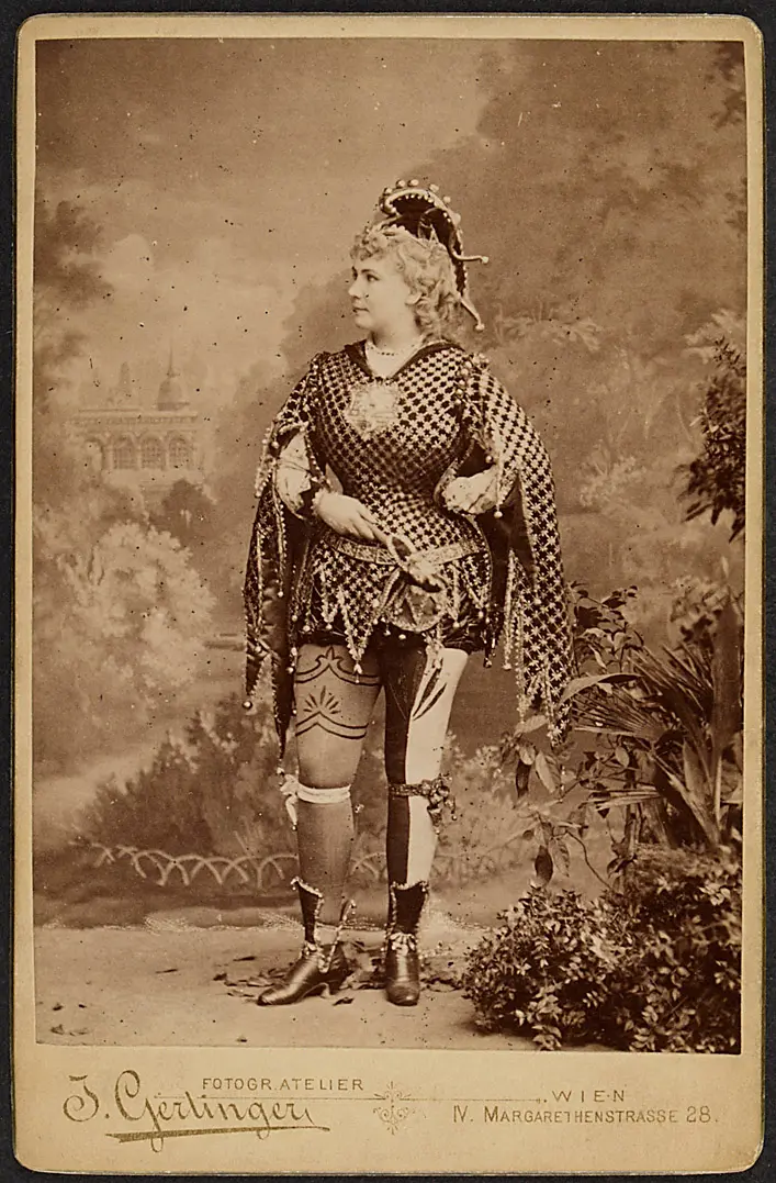 Marie Geistinger, Verweis auf Stücktitel: Fantasio