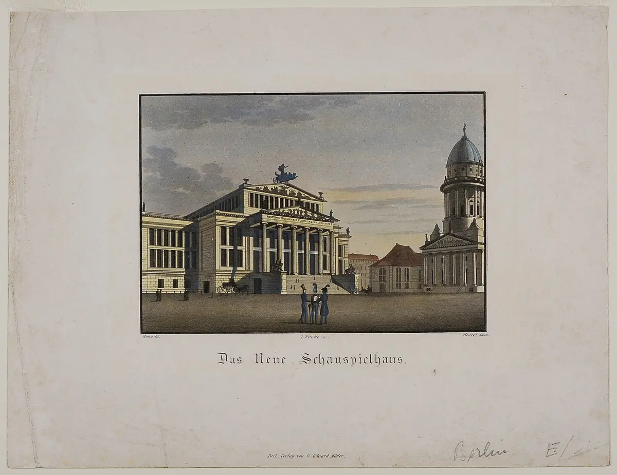 Berlin, Königliches Schauspielhaus, Titel in Vorlageform: Das Neue Schauspielhaus