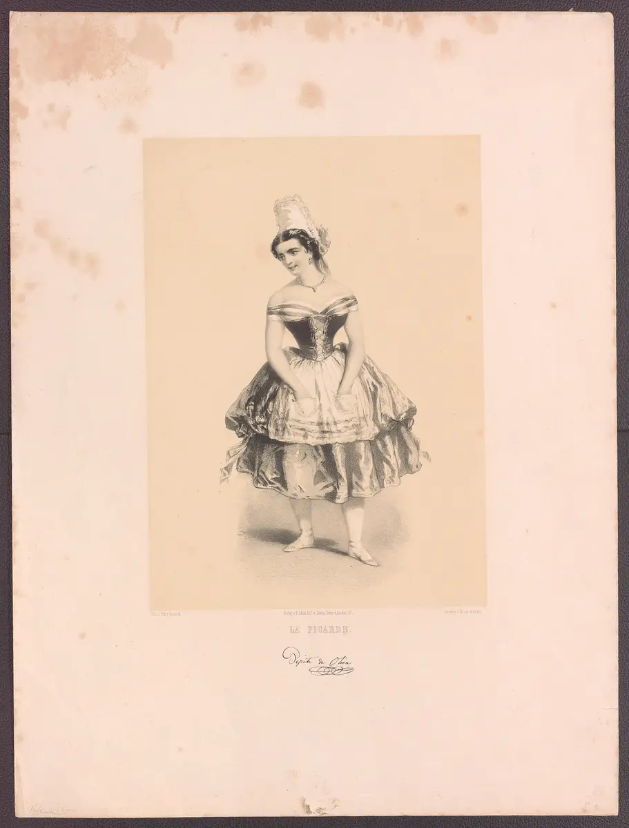 Pepita de Oliva, Verweis auf Stücktitel: La Picarde