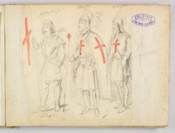 Die Jungfrau von Orleans, Titel der Serie: Figurinen des k.k. Hof-Burgtheaters