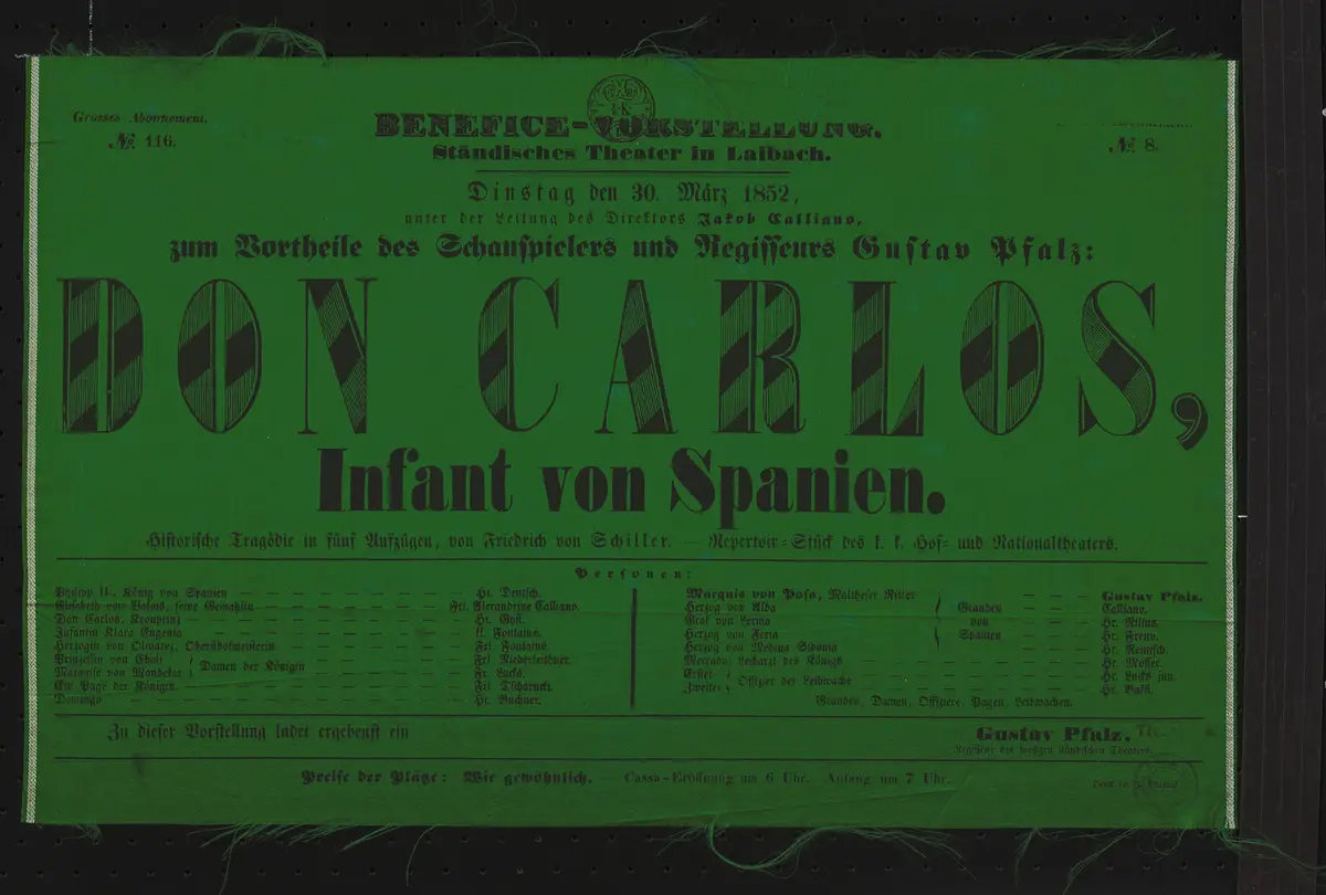 Don Carlos, Infant von Spanien