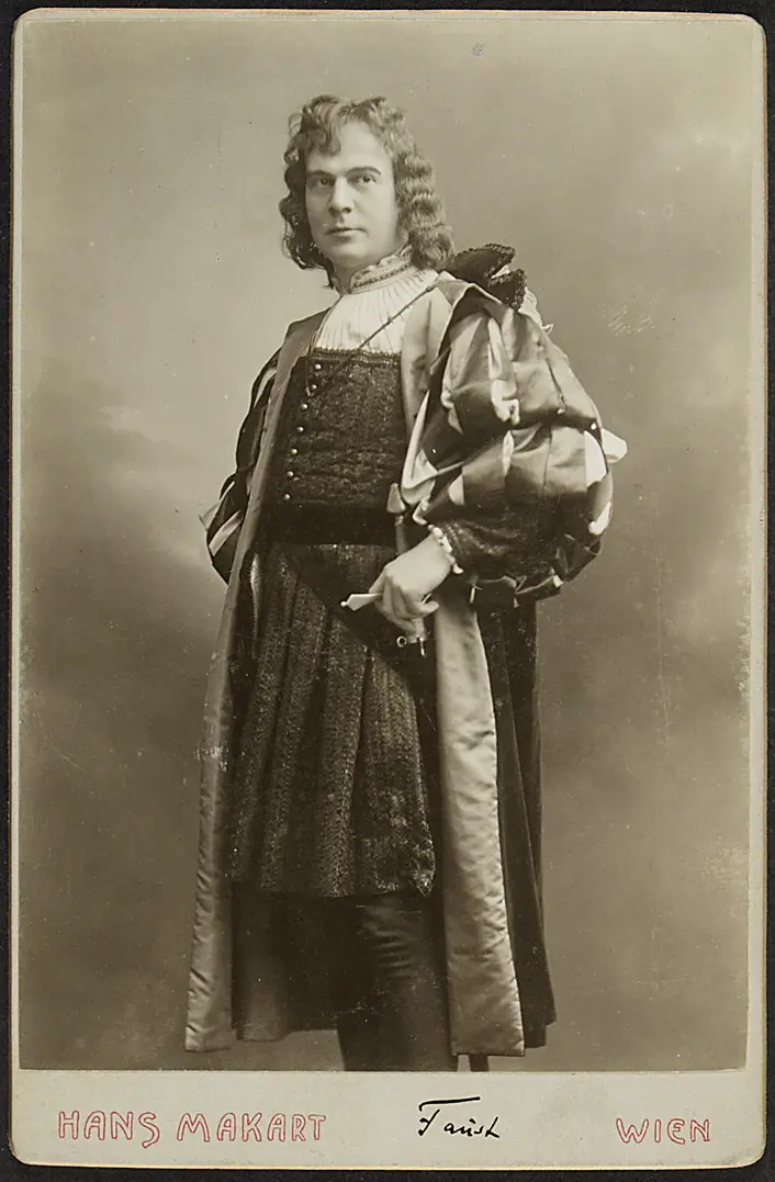 Ferdinand Gregori, Verweis auf Stücktitel: Faust