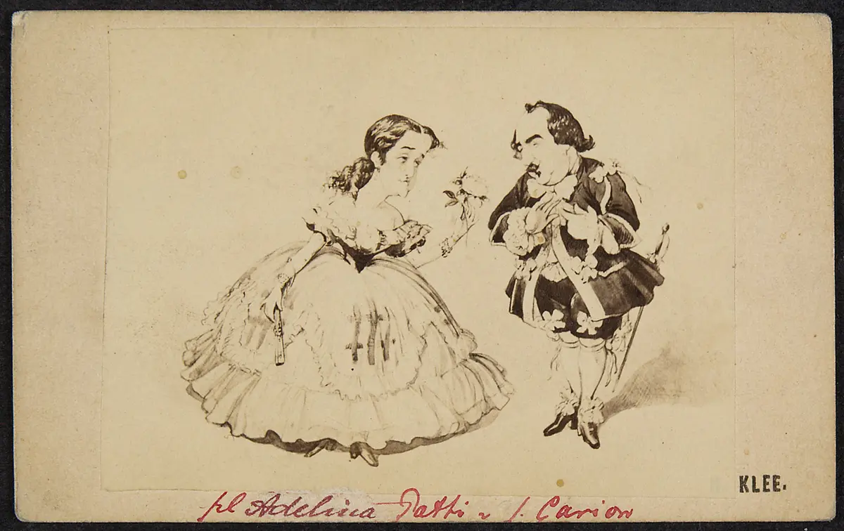 Adelina Patti, Verweis auf Stücktitel: La Traviata
