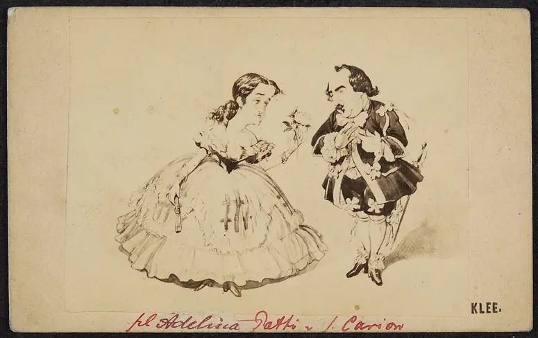 Adelina Patti, Verweis auf Stücktitel: La Traviata