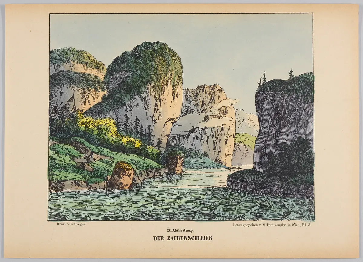 Der Zauberschleier, Titel der Serie: Trentsensky-Bogen, Titel der Serie: Mignon-Theater