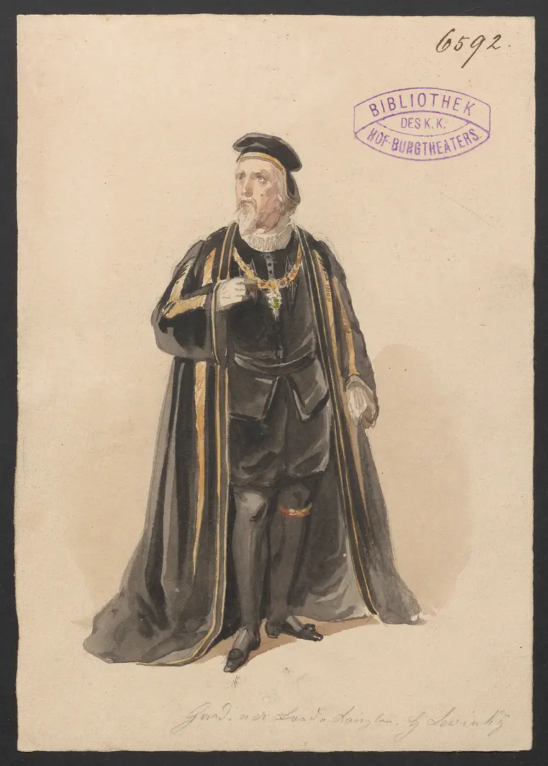 Johanna Gray, Titel der Serie: Figurinen des k.k. Hof-Burgtheaters