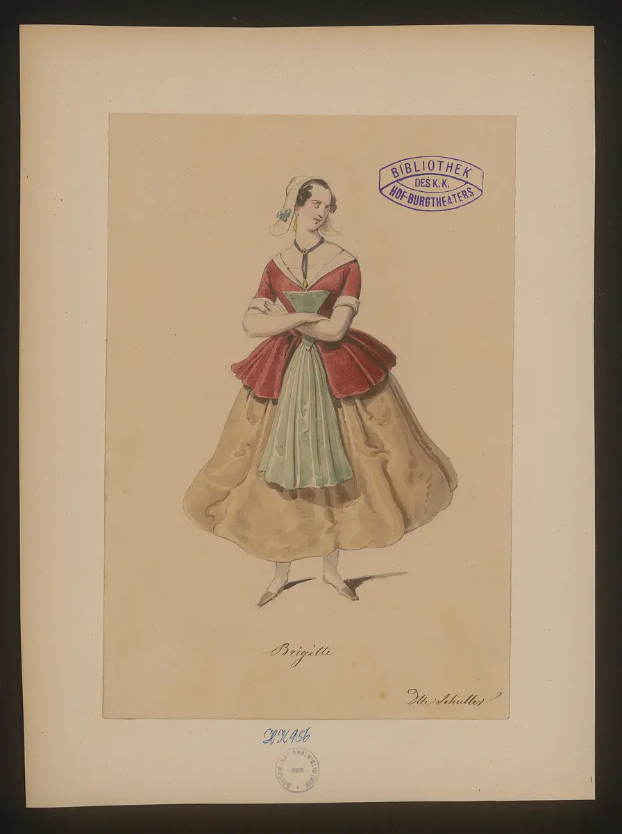 Pigault Lebrun, Titel der Serie: Figurinen des k.k. Hof-Burgtheaters