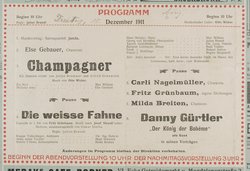 Theater und Kabarett Hölle, Champagner, Die weiße Fahne