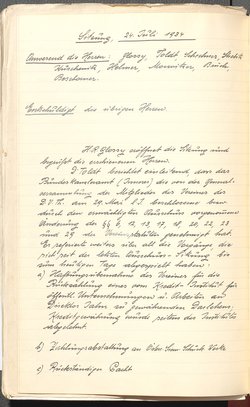 Protokolle der Ausschusssitzungen des Vereines des Deutschen Volkstheaters in Wien