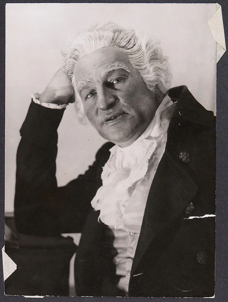 Egon Friedell, Verweis auf Stücktitel: Goethe