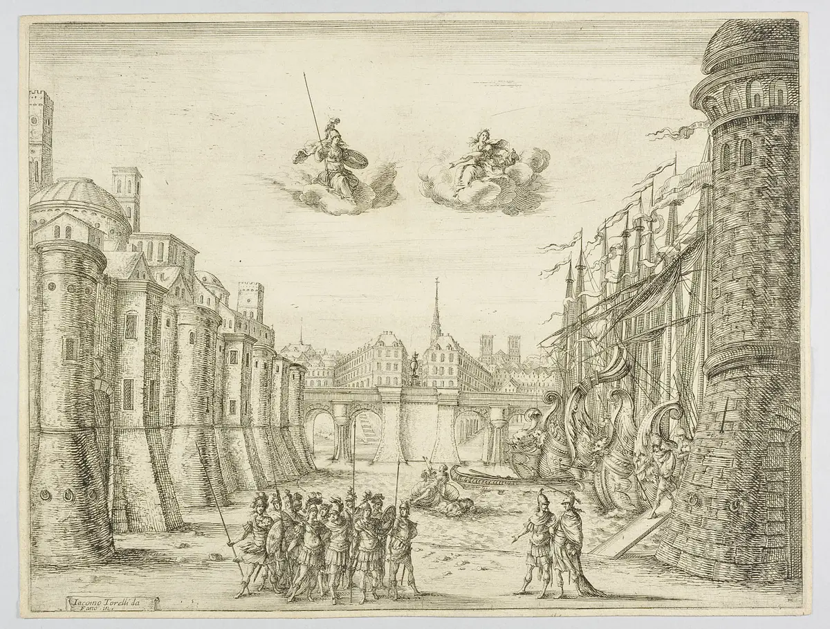 La finta pazza, Titel in Vorlageform: Feste Theatrali per la finta Pazza Drama del sig.r Giulio Strozzi [...]