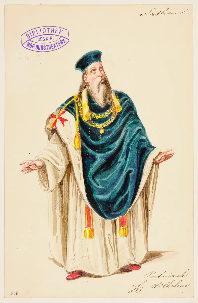 Nathan der Weise, Titel der Serie: Figurinen des k.k. Hof-Burgtheaters