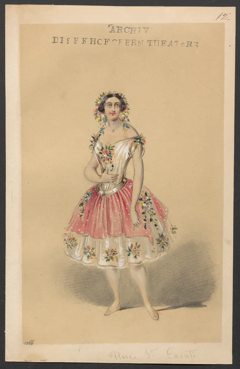Méline, oder Die Nymphe des Tales, Suchtitel: Meline, oder Die Nymphe des Tales, Titel der Serie: Figurinen des k.k. Hofoperntheaters