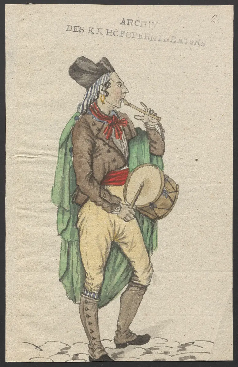 Die beiden Savoyarden, Originaltitel: Les Deux Petits Savoyards, Titel der Serie: Figurinen des k.k. Hofoperntheaters