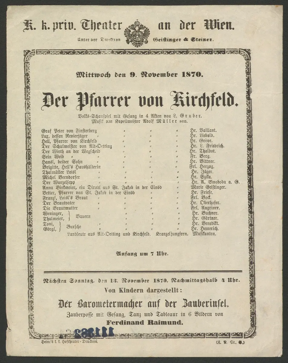 Der Pfarrer von Kirchfeld
